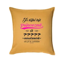 Je těžké být princezna - vlastní nápis