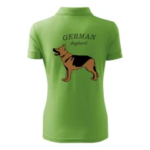 Německý ovčák - hnědý s nápisem