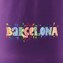 Barcelona Barevný nápis