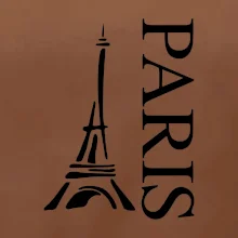 Paris nápis Eiffelovka na výšku