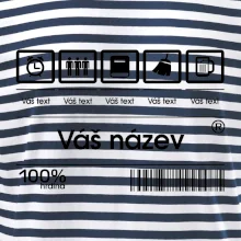 Čárový kód - Vlastní text