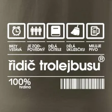 Čárový kód -  Řidič trolejbusu