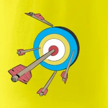 Šípy v barevném terči