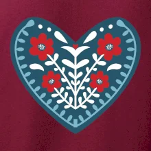 Folklor - srdce modré plné