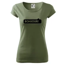 Nápis Bonjour Nápis Bonjour