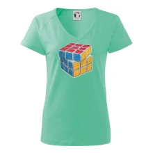 Rubikova kostka kreslená