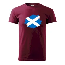 Skotská vlajka kreslená štetcem