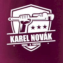 Instalatér - Erb vlastní nápis