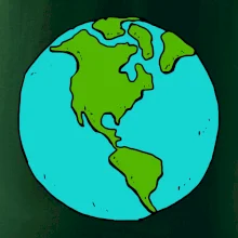 Planeta na prsu - Amerika