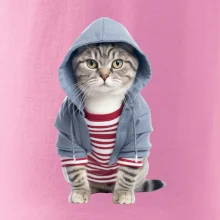 Kočka v pruhovaném triku