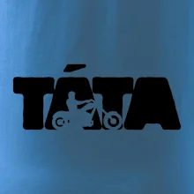 Táta nápis - motorka chopper