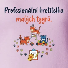 Profesionální krotitelka malých tygrů