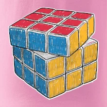 Rubikova kostka kreslená