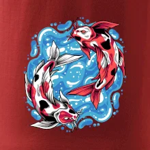 Yin & Yang Koi kapr - červený