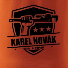 Instalatér - Erb vlastní nápis