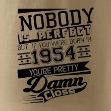 Nobody is perfect - 1954