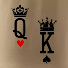 King & Queen logo na prso