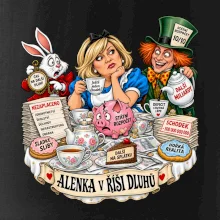 Alenka v říši dluhů čajový dýchánek státního rozpočtu