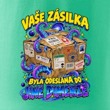 Vaše zásilka byla odeslána do jiné dimenze