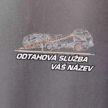 Odtahová služba - nakládání auta