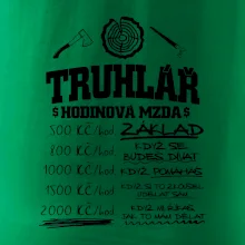 Hodinová mzda truhlář