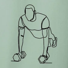 Trenér fitness jedním tahem