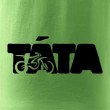 Táta nápis - motorka enduro