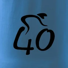 Cyklista slaví čtyřicítku (40)