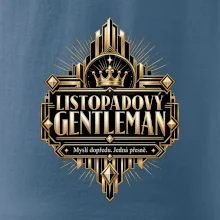 Listopadový gentleman zlatý art deco motiv