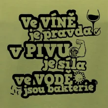 Ve víně je pravda, v pivu síla, ve vodě bakterie