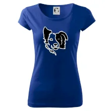 Border kólie obrys hlavy