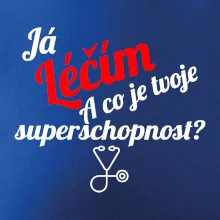 Já léčím - tvoje superschopnost? Šikmý nápis