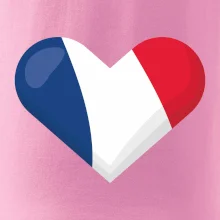 Francouzská vlajka srdce