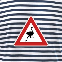 Dopravní značka - Pozor pštros