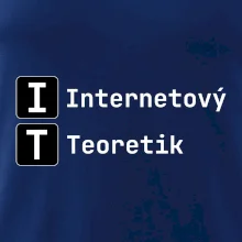 IT Nápis Internetový Teoretik