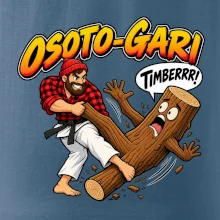 Osoto gari timber judo