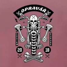 Lebka motorkář opravář