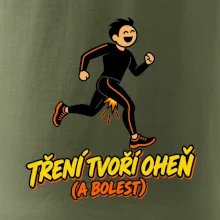 Běžecké tření tvoří oheň
