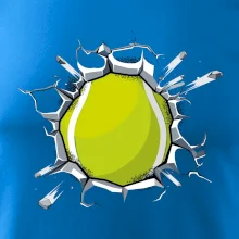 Tenisový míč v triku