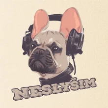 Francouzský buldoček neslyším Francouzský buldoček neslyším