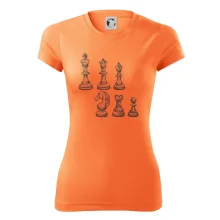 Šachové figurky kreslené