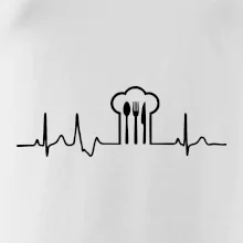 EKG kuchař čepice a příbory