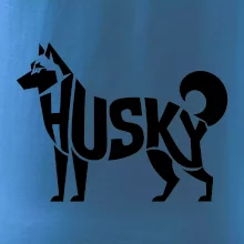 Husky nápis v těle