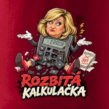 Alenka - rozbitá kalkulačka