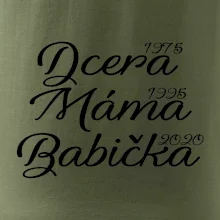 Dcera, máma, babička - vaše ročníky