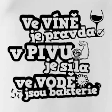 Ve víně je pravda, v pivu síla, ve vodě bakterie