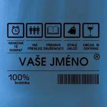 Vaše jméno - čárový kód