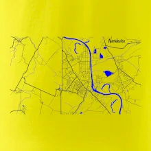 Neratovice - Mapa s vodními toky