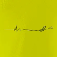 Florbalové EKG s florbalkou a míčkem