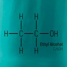 Molekulární struktura Ethanol